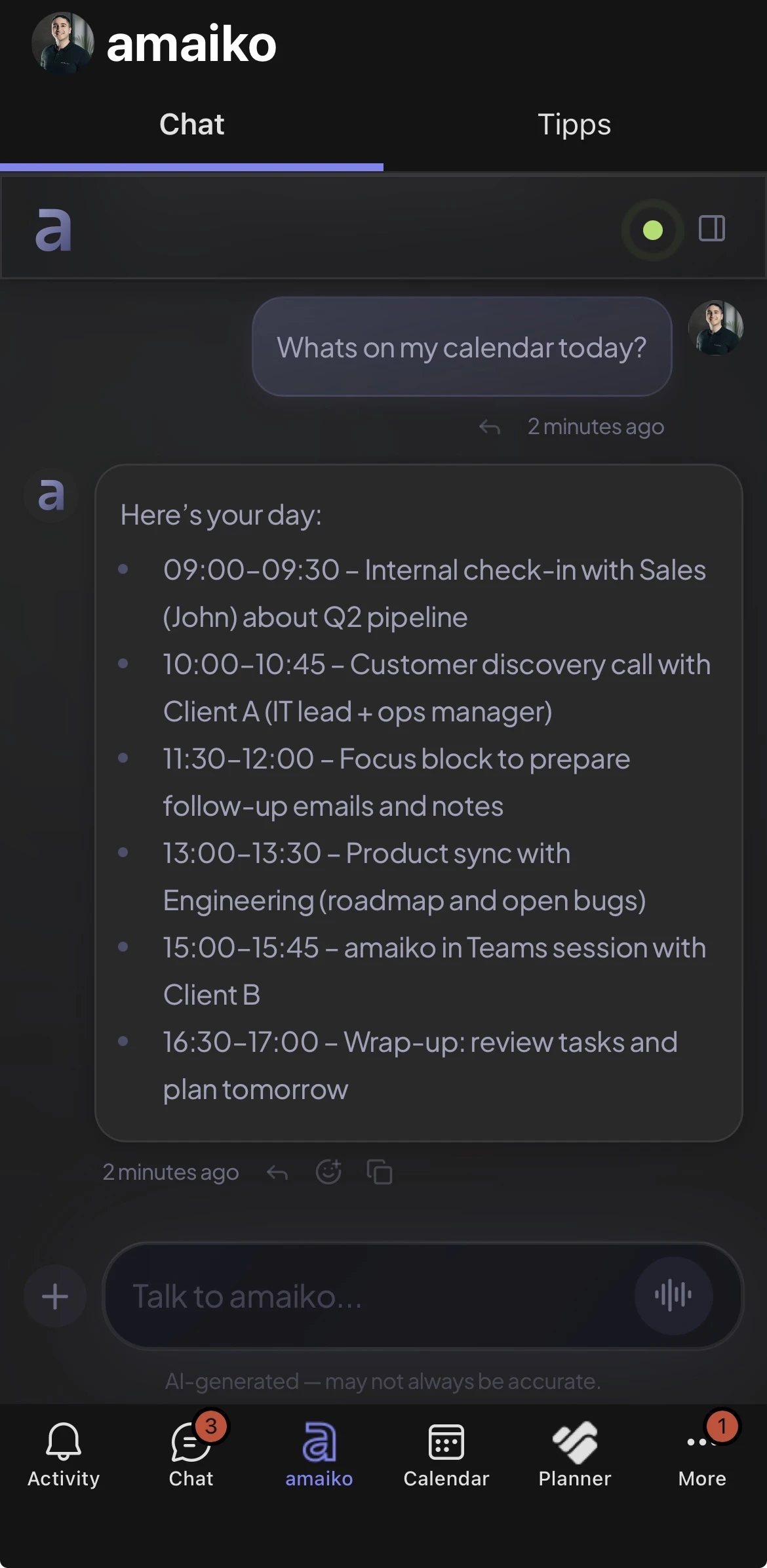 IA que viaja com você.