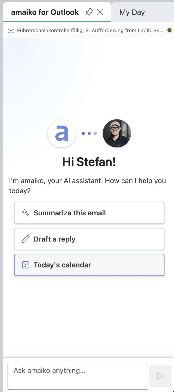 amaiko Outlook Add-in